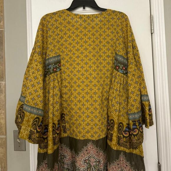 NL Pret Pima CottonYellow Gold  Digital Printed Stitched Lawn Tunic/Dress 10 - Picture 10 of 15